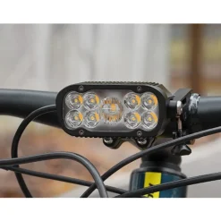 Ravemen XR6000 Fietslamp Vooraan - Zwart