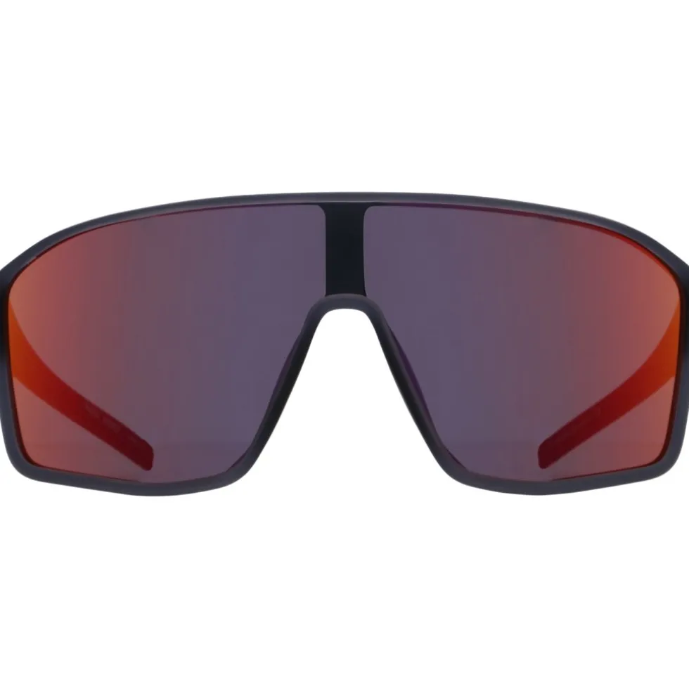 Red Bull SPECT Eyewear DAFT Zonnebril - 014 dark grey | smoke with red mirror