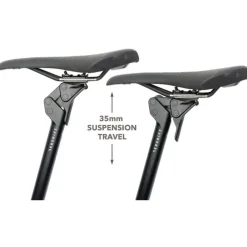 Redshift ShockStop Endurance Verende Zadelpen - Ø 31.6mm | 350mm