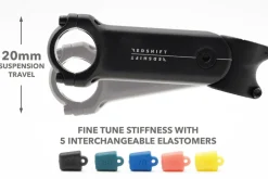 Stuurpennen < Redshift ShockStop Stuurpen - 1 1/8" | 31.8mm | 30° - zwart