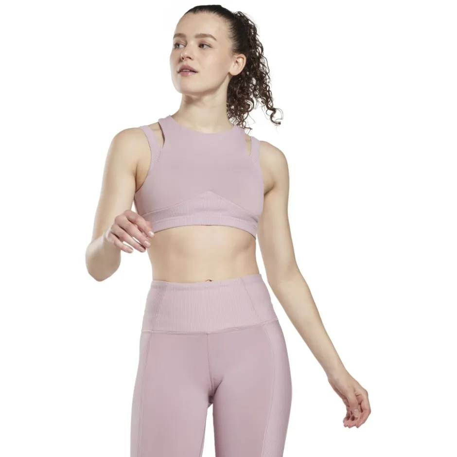 Sport Bh'S|Ondergoed < Reebok Layered Bra Top Dames - inflil