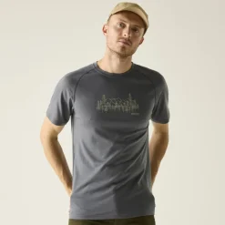 Regatta Escade T-Shirt Heren - Dark Storm EN9