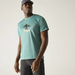 Shirts & Midlayers|T-Shirts & Tops < Regatta Finga ogan T-hirt Heren - Arctic ZV