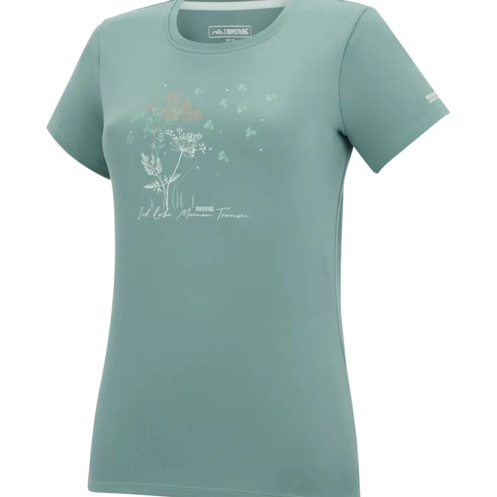 Regatta Fingal Slogan T-Shirt Dames - Ivy Moss C0Q