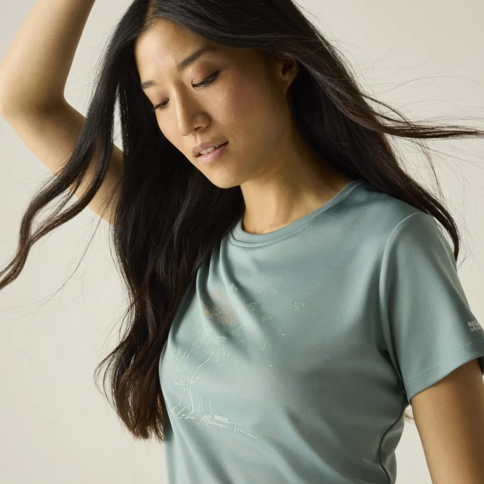 Regatta Fingal Slogan T-Shirt Dames - Ivy Moss C0Q