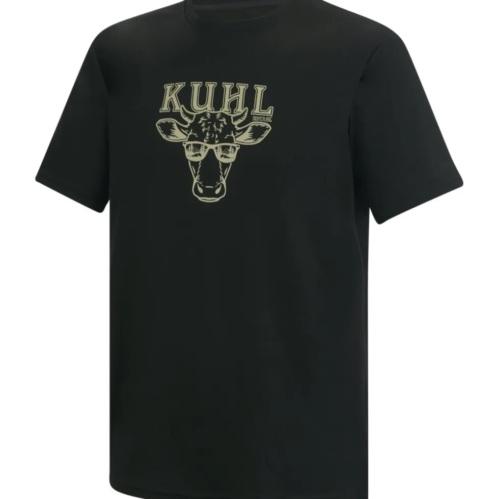 Regatta Fingal Slogan T-Shirt Heren - Black 800
