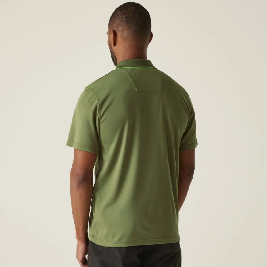 T-Shirts & Tops < Regatta Maverik V Polohirt Heren - Nephrite Green 1W3