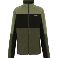 Regatta Ormont Fleece Jas Heren - Oil Green/Black/Olive Night ZP7