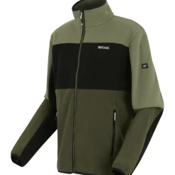 Regatta Ormont Fleece Jas Heren - Oil Green/Black/Olive Night ZP7
