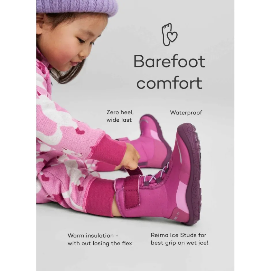 Barefoot Schoenen|Barefoot Schoenen < Reima Talvella Barefoot Winterlaarzen Kinderen - zwart 9990