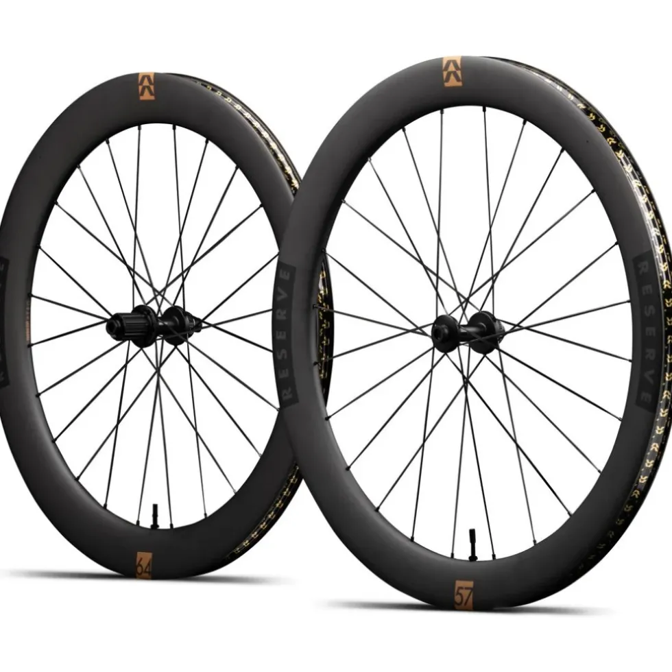 Reserve 57 | 64 Turbulent Aero Wielset - DT 350 - 28" | Carbon | Clincher | Centerlock - 12x100mm | 12x142mm - SRAM XDR
