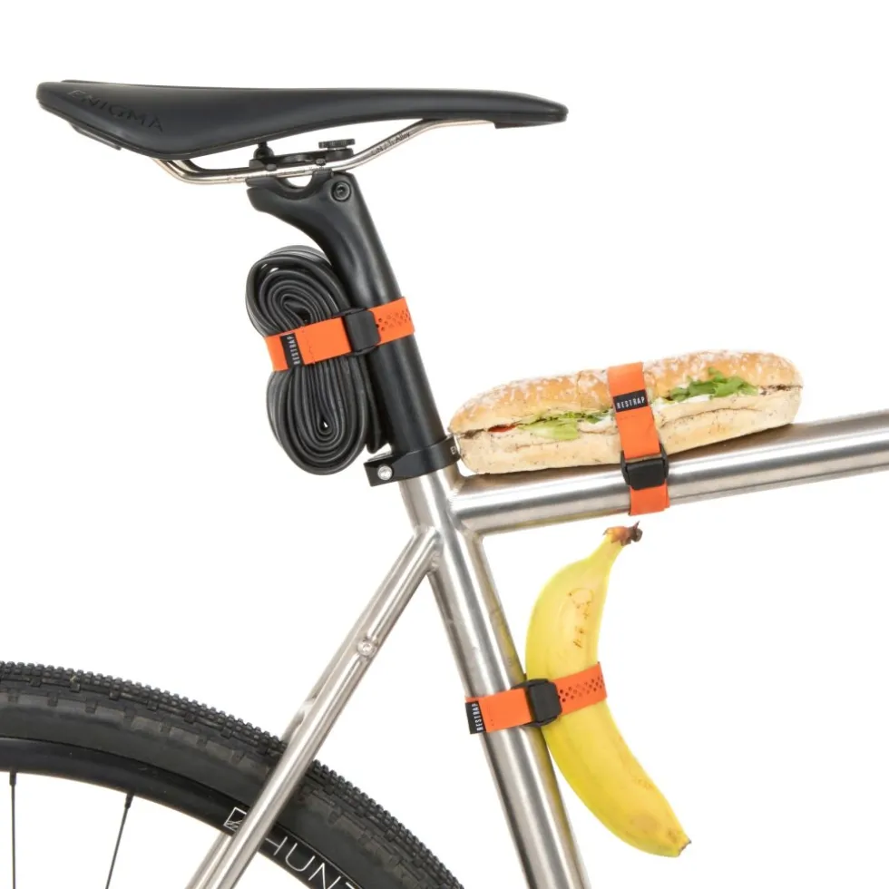 Restrap Fast Straps Bevestigingsriem 25cm - Paar - oranje