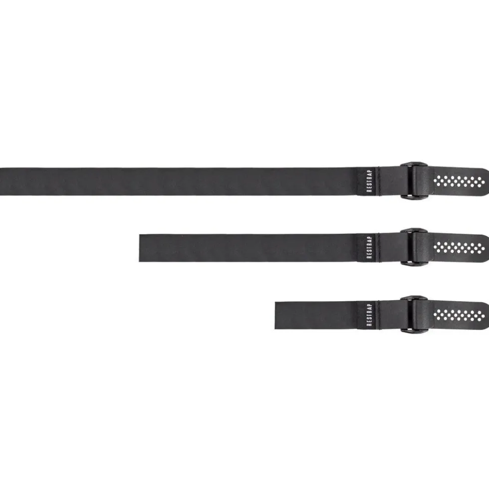 Restrap Fast Straps Bevestigingsriem 25/45/65cm - Set - zwart
