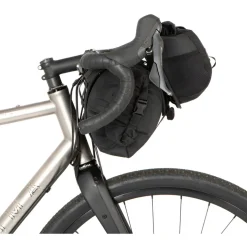 Restrap Houder voor stuurtas met 14L Dry Bag + 4L Canister Bag - black