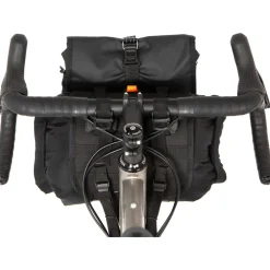 Restrap Houder voor stuurtas met 14L Dry Bag + 4L Canister Bag - black