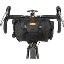 Restrap Houder voor stuurtas met 14L Dry Bag + 4L Canister Bag - black