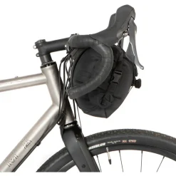 Restrap Houder voor stuurtas met 14L Dry Bag - black