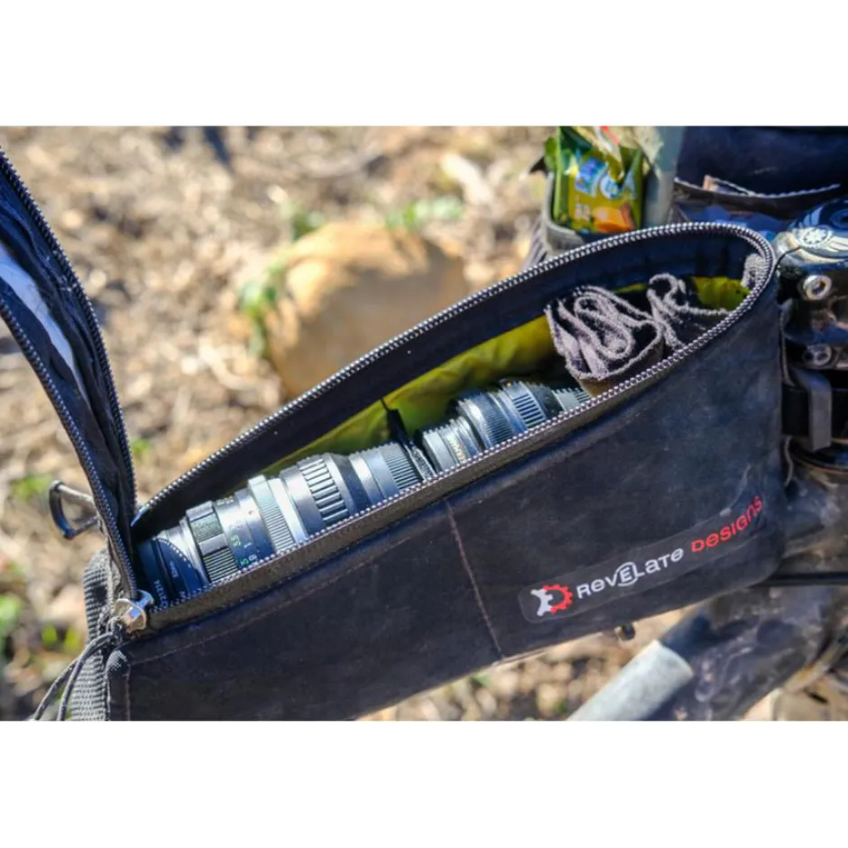 Frametassen|Top Tube Bag < Revelate Designs Gas Tank EcoPac Bovenbuis Tas 1.2L - Zwart
