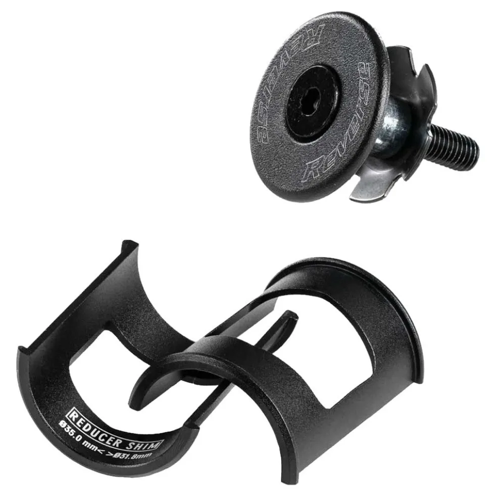 Reverse Components Black-One D-2 MTB Stuurpen | 35mm - 31.8/35mm - black