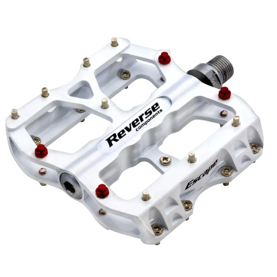 Platformpedalen < Reverse Components Escape Pedals - white