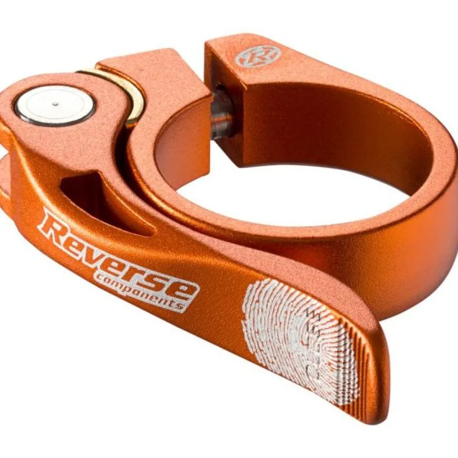 Zadelpenklemmen < Reverse Components Long Life 34.9mm Seat Clamp - orange