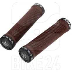 Reverse Components Nico Vink Signature Lock On Grips - 30mm - brown / black