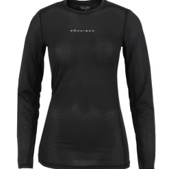 Röhnisch Structure Block Shirt met Lange Mouwen Dames - Zwart