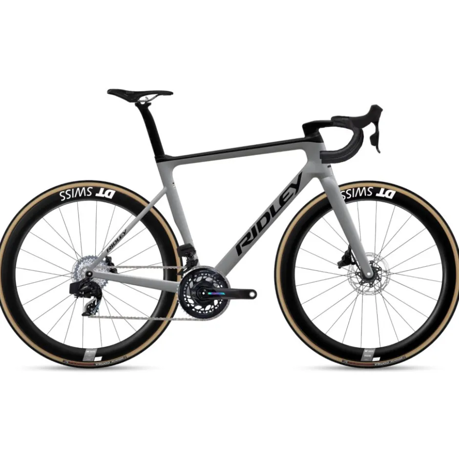 Aero Racefietsen < Ridley FACN R - Force AX - Carbon Racefiet - 2025 - battehip grey / back