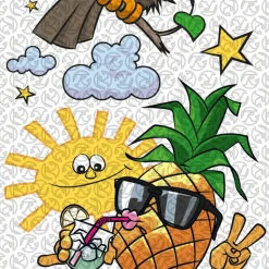 rie:sel design kids:tape Kiddo Beschermfolie voor het Frame - stickerbomb
