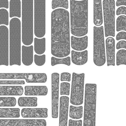 rie:sel design kids:tape Youngstar Beschermfolie voor het Frame - doodle white
