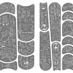 rie:sel design kids:tape Youngstar Beschermfolie voor het Frame - doodle white