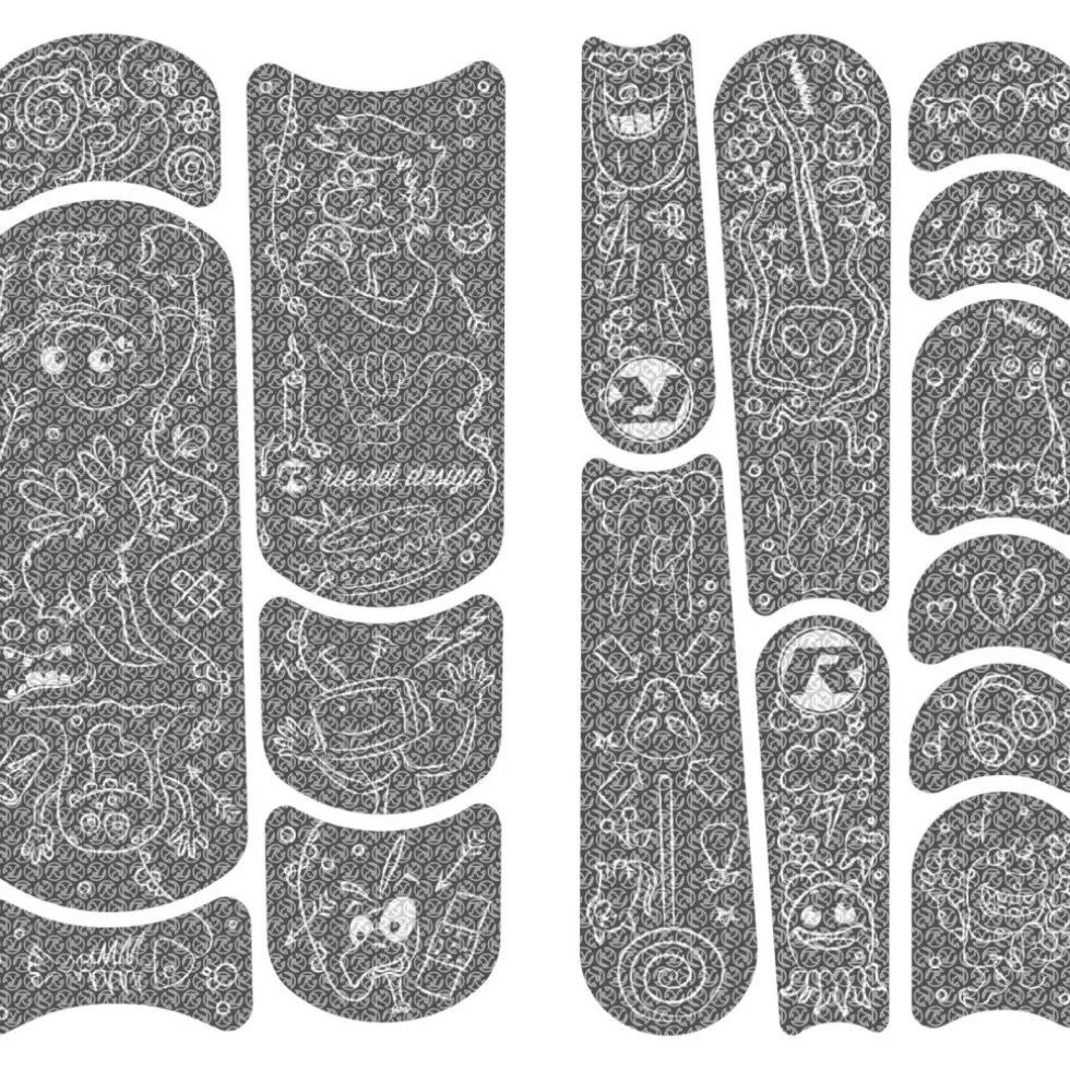 rie:sel design kids:tape Youngstar Beschermfolie voor het Frame - doodle white