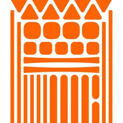rie:sel design re:flex anywhere Helmsticker - oranje