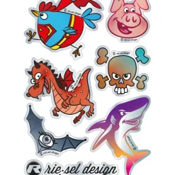 rie:sel design re:flex kids Reflecterende Sticker - re:flex kids