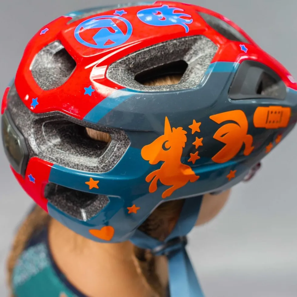 rie:sel design re:flex kids Reflecterende Sticker - charm orange