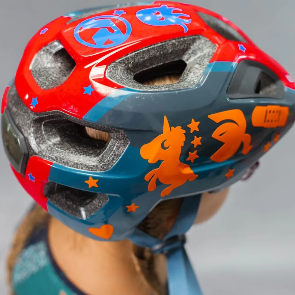 rie:sel design re:flex kids Reflecterende Sticker - forms blue