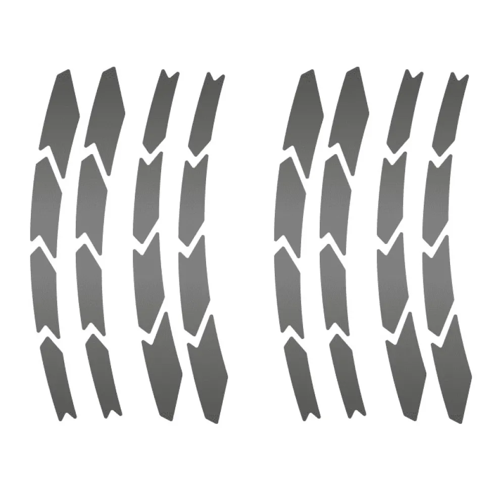 rie:sel design re:flex - Reflecterende Velgstickerset - stealth