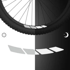Verlichting|Reflectoren < rie:sel design re:flex - Reflecterende Velgstickerset - silver