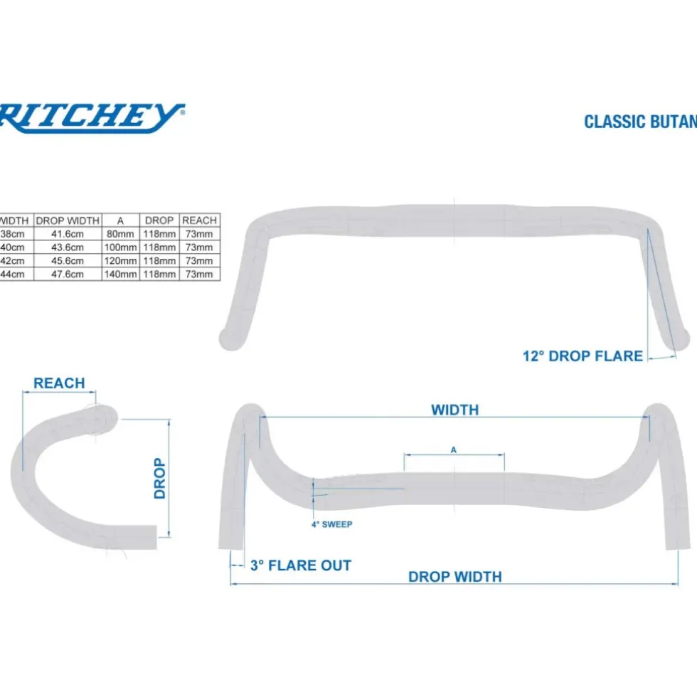 Ritchey Classic Butano Stuur - 31.8mm