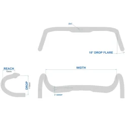 Ritchey WCS Butano Handlebar - 31.8 | Gravel - Blatte Black