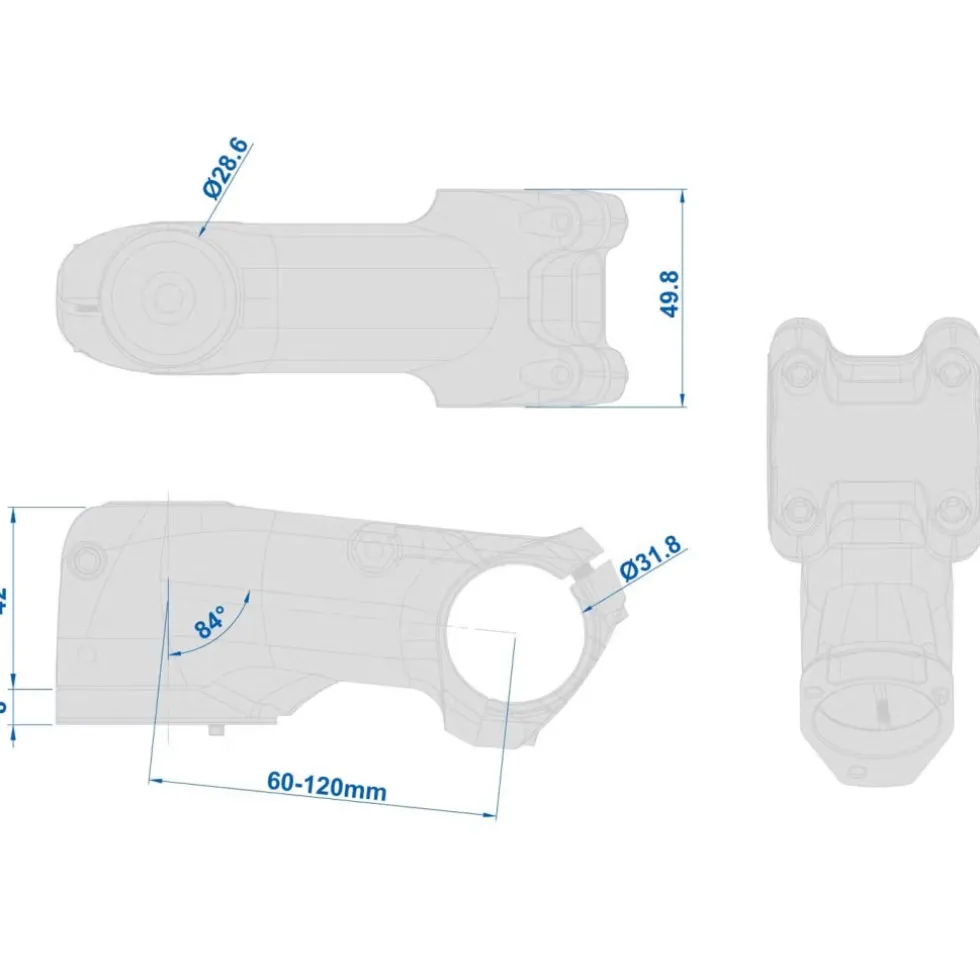 Ritchey WCS Switch Stuurpen - 1 1/8" | 31.8mm - zwart