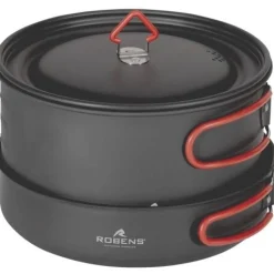 Robens Basecamp Pro Ceramic Kook- en eetsysteem XL - Black