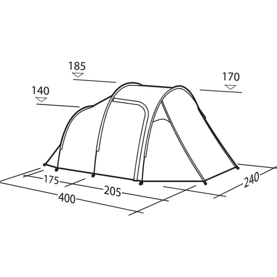 Tenten, Tarps & Hangmatten < Robens Cima Versa 3 Tent - Green