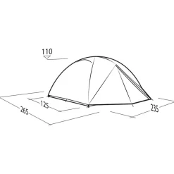 Robens Lodge 2 Exp Tent - Green