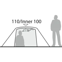 Robens Lodge 2 Exp Tent - Green
