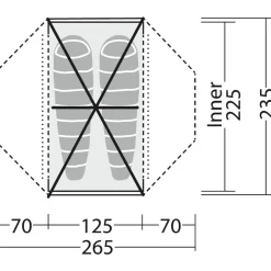 Robens Lodge 2 Exp Tent - Green