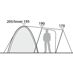 Tenten, Tarps & Hangmatten < Robens Paso Flex 5 Tent - Green