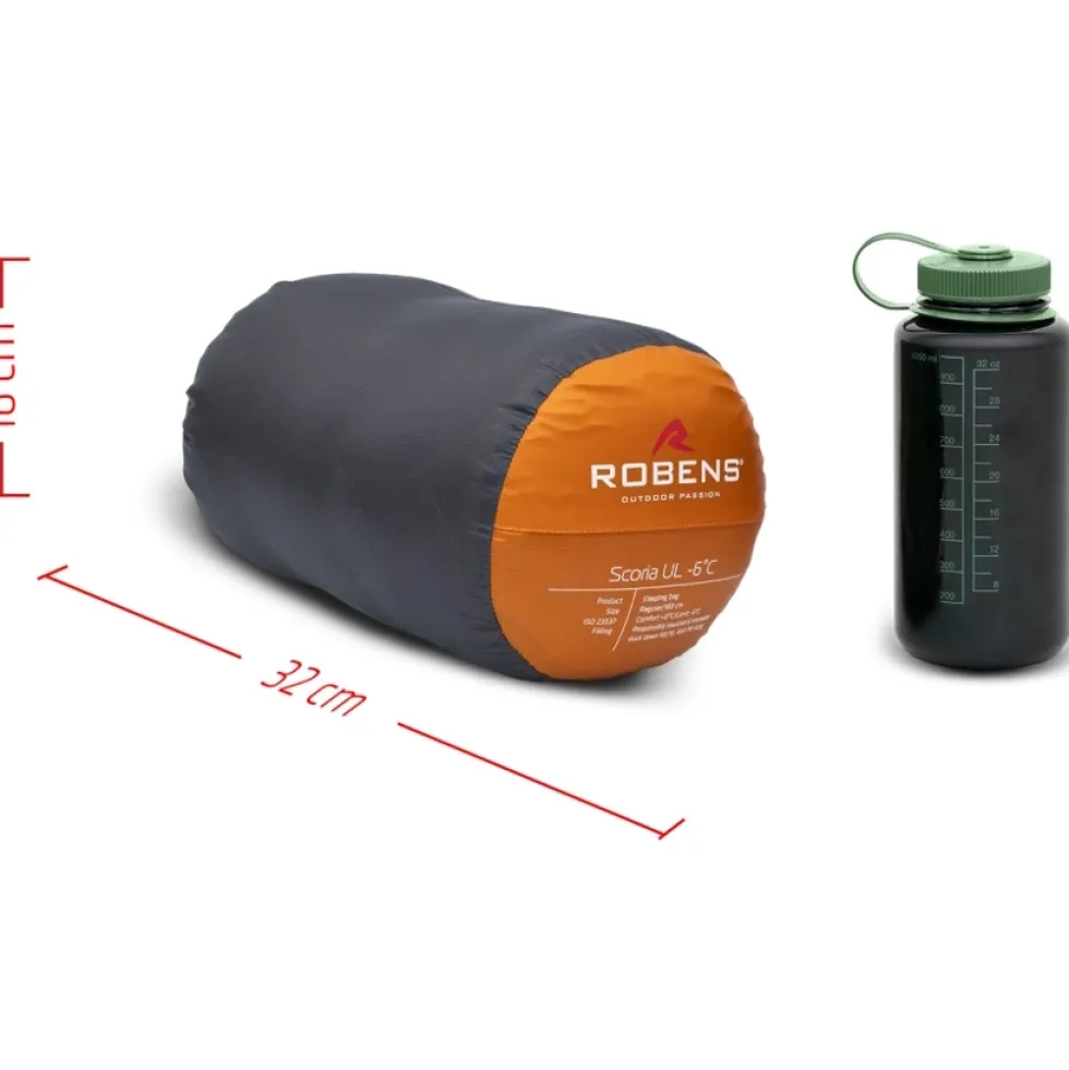 Robens Scoria UL -6°C Slaapzak lange - Zip left - orange