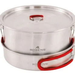 Robens Sierra Steel Eetsysteem L - Silver