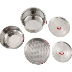 Robens Sierra Steel Eetsysteem L - Silver